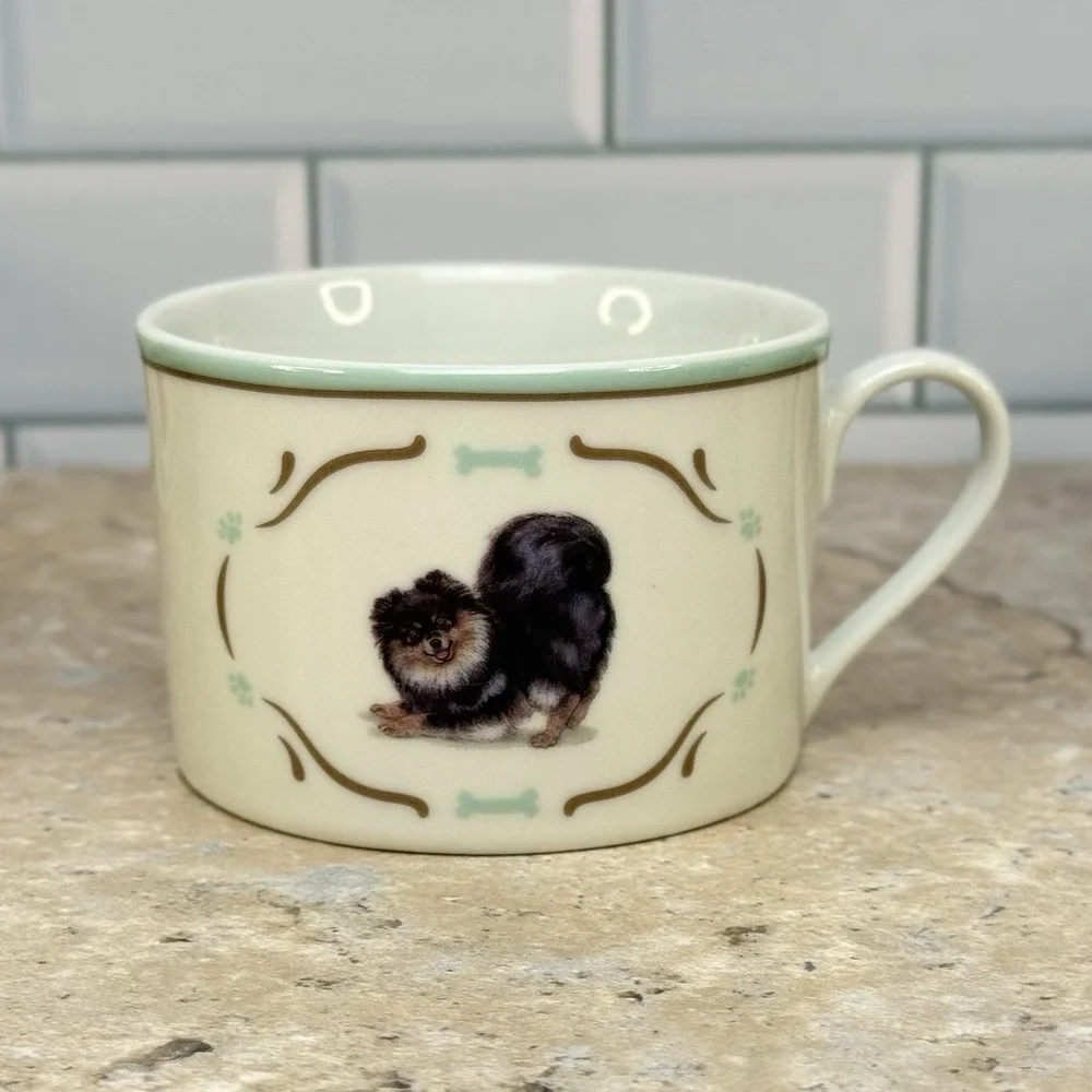 Danbury Mint Pomeranian Collection Coffee Tea Mugs Lot Of 9